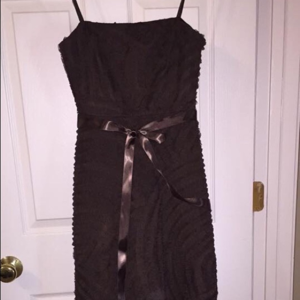 BCBG Strapless Tea length dress